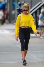 HAILEY CLAUSON Out and About in New York 08/14/2017