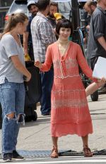 HALEY LU RICHARDSON on the Set of The Chaperone in New York 08/08/2017
