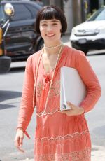 HALEY LU RICHARDSON on the Set of The Chaperone in New York 08/08/2017