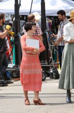 HALEY LU RICHARDSON on the Set of The Chaperone in New York 08/08/2017