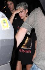 HALSEY Leaves Avenue Nightclub in Hollywood 08/09/2017