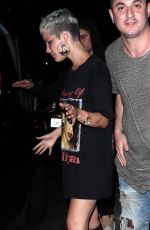 HALSEY Leaves Avenue Nightclub in Hollywood 08/09/2017