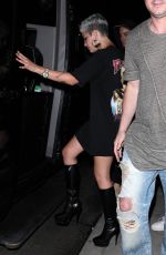 HALSEY Leaves Avenue Nightclub in Hollywood 08/09/2017