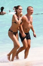HANNA IVANOVA in Bikini at a Beach in Miami 08/02/2017