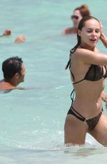HANNA IVANOVA in Bikini at a Beach in Miami 08/02/2017