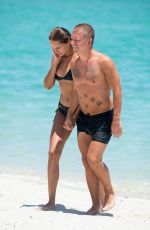 HANNA IVANOVA in Bikini at a Beach in Miami 08/14/2017