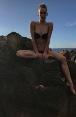 HANNAH FERGUSON in Bikini at a Beach
