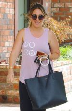 HAYLIE DUFF Heading to a Gym in Studio City 08/16/2017