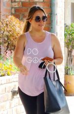 HAYLIE DUFF Heading to a Gym in Studio City 08/16/2017