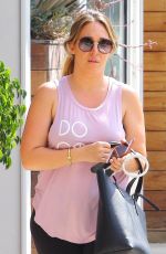 HAYLIE DUFF Heading to a Gym in Studio City 08/16/2017