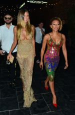 HEIDI KLUM and MELANIE BROWN at Beauty & Essex VMA After-party in Hollywood 08/27/2017