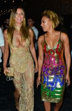 HEIDI KLUM and MELANIE BROWN at Beauty & Essex VMA After-party in Hollywood 08/27/2017