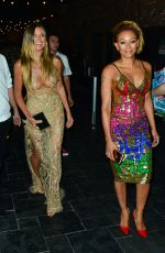 HEIDI KLUM and MELANIE BROWN at Beauty & Essex VMA After-party in Hollywood 08/27/2017