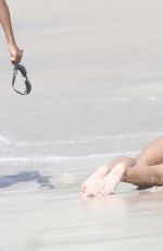 HEIDI KLUM in Bikini at a Beach in Caribbean 08/08/2017