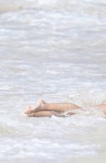 HEIDI KLUM in Bikini at a Beach in Caribbean 08/08/2017