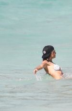 HEIDI KLUM in Bikini at a Beach in Caribbean 08/08/2017