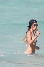 HEIDI KLUM in Bikini at a Beach in Caribbean 08/08/2017