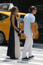 HEIDI KLUM Out for Lunch in New York 08/20/2017
