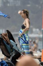 HELEN HUNT in Bikini at a Beach in Santa Monica 08/16/2017