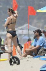 HELEN HUNT in Bikini at a Beach in Santa Monica 08/16/2017