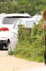 HILARIA BALDWIN Out and About in Hamptons 08/15/2017