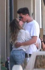 HILARY DUFF and Her Boyfriend Ely Sandvik Kissing Out in Los Angeles 08/20/2017