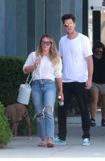 HILARY DUFF and Her Boyfriend Ely Sandvik Kissing Out in Los Angeles 08/20/2017