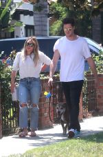 HILARY DUFF and Her Boyfriend Ely Sandvik Kissing Out in Los Angeles 08/20/2017