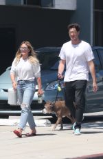 HILARY DUFF and Her Boyfriend Ely Sandvik Kissing Out in Los Angeles 08/20/2017