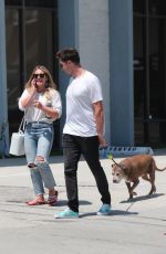 HILARY DUFF and Her Boyfriend Ely Sandvik Kissing Out in Los Angeles 08/20/2017