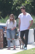 HILARY DUFF and Her Boyfriend Ely Sandvik Kissing Out in Los Angeles 08/20/2017