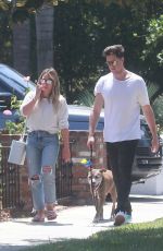 HILARY DUFF and Her Boyfriend Ely Sandvik Kissing Out in Los Angeles 08/20/2017