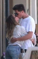 HILARY DUFF and Her Boyfriend Ely Sandvik Kissing Out in Los Angeles 08/20/2017