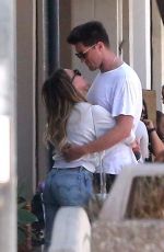 HILARY DUFF and Her Boyfriend Ely Sandvik Kissing Out in Los Angeles 08/20/2017