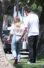 HILARY DUFF and Her Boyfriend Ely Sandvik Kissing Out in Los Angeles 08/20/2017