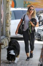 HILARY DUFF at a Vet in Sherman Oaks 08/26/2017