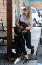 HILARY DUFF at a Vet in Sherman Oaks 08/26/2017