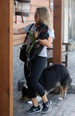 HILARY DUFF at a Vet in Sherman Oaks 08/26/2017