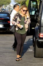 HILARY DUFF Heading to Yoga Class in West Hollywood 08/24/2017