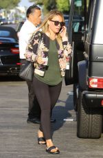 HILARY DUFF Heading to Yoga Class in West Hollywood 08/24/2017
