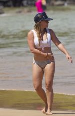 HILARY DUFF in Bikini at a Beach in Maui 08/04/2017