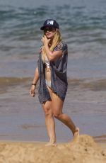 HILARY DUFF in Bikini at a Beach in Maui 08/04/2017