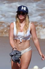HILARY DUFF in Bikini at a Beach in Maui 08/04/2017