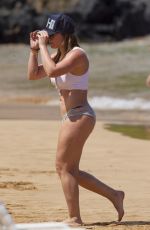 HILARY DUFF in Bikini at a Beach in Maui 08/04/2017