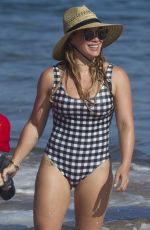 HILARY DUFF in Swimsuit at a Beach in Maui 08/02/2017