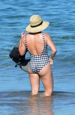 HILARY DUFF in Swimsuit at a Beach in Maui 08/02/2017