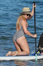 HILARY DUFF in Swimsuit at a Beach in Maui 08/02/2017