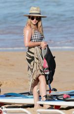 HILARY DUFF in Swimsuit at a Beach in Maui 08/02/2017