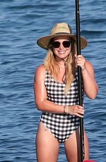 HILARY DUFF in Swimsuit at a Beach in Maui 08/02/2017