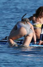 HILARY DUFF in Swimsuit on the Beach in Maui 08/03/2017